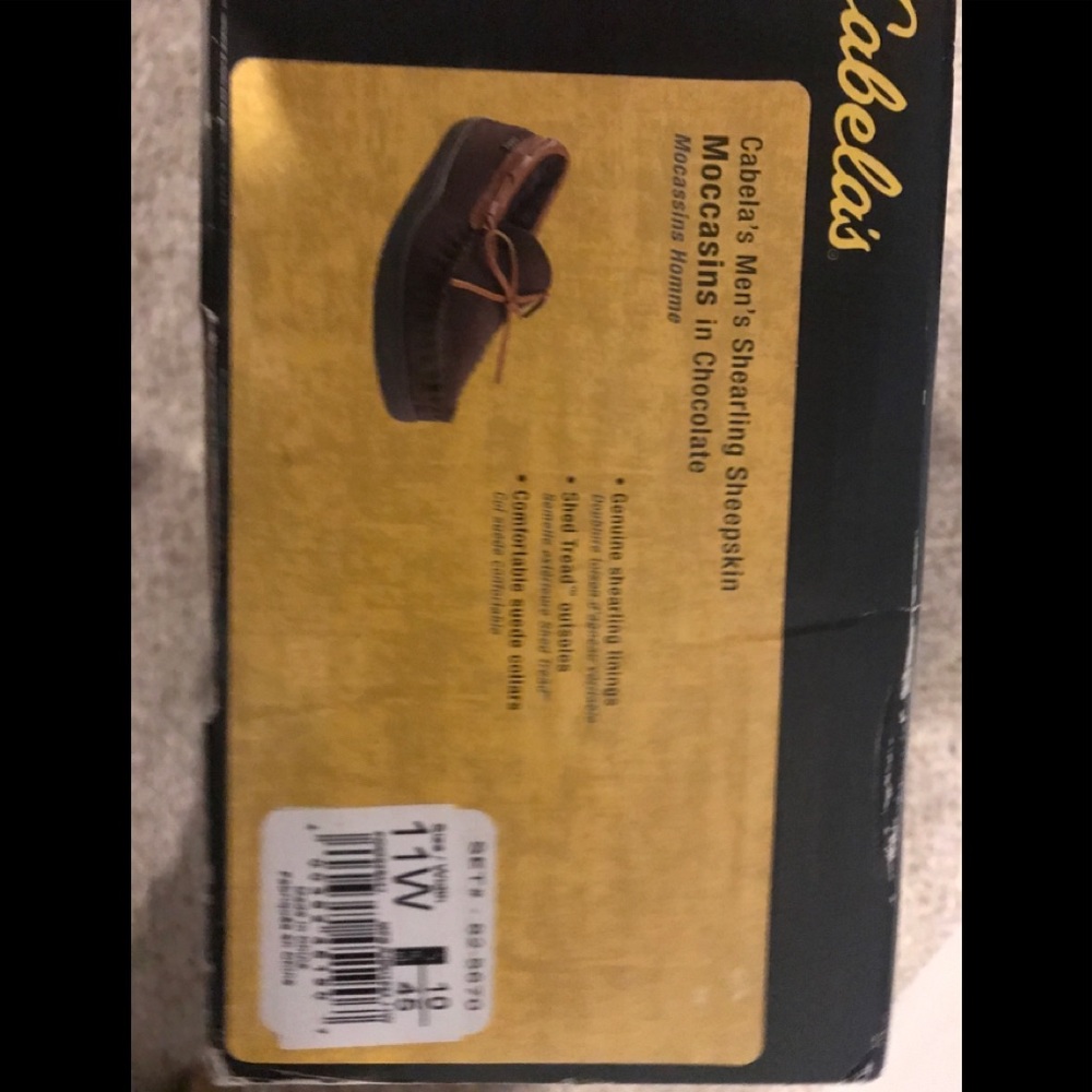 Brand new men’s moccasins. Size 11w
